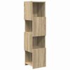 vidaXL Hoekkast 25,5x25x102cm Bewerkt hout Sonoma Eiken