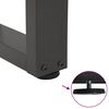 vidaXL Salontafelpoten 2 st V-vormig 60x(30-31,3) cm staal antraciet