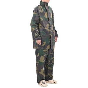 vidaXL Regenpak 2-delig met capuchon (heren / camouflage / maat L)