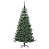 vidaXL Kerstboom met 150 LED met standaard Groen 120 cm PVC