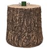 vidaXL Kerstboomvoet in boomstamvorm Dia. 31 x 37 cm Magnesiumoxide