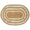 vidaXL Gebied Tapijt Naturel 100 x 152 cm Jute