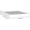 vidaXL Bedframe massief hout 120x200 cm