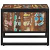 vidaXL Salontafel 50x50x38 cm massief gerecycled hout meerkleurig