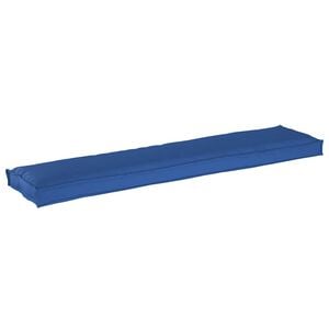 vidaXL Palet Kussen Koninklijk Blauw 180 x 40 x 8 cm Oxford Stof