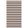 vidaXL Zebra rolgordijn 120x230 cm stofbreedte 115,9cm polyester bruin