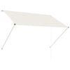 vidaXL Luifel uittrekbaar 200x150 cm cr&egrave;me