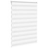 vidaXL Zebra Blind 105x100 cm stofbreedte 100,9 cm polyester wit