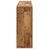vidaXL Wandtafel Gestreept Oudhout 155 x 29 x 74 cm Geconstrueerd hout