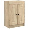vidaXL Badkamer onder wastafel kast Sonoma Eiken 56 x 37,5 x 81 cm