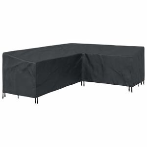 vidaXL Hoes voor tuinmeubelen Zwart 250 x 180 x 80 cm 420D Oxford Stof