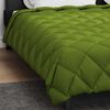 vidaXL Winter Dekbed Groen 240 x 260 cm Microfiber