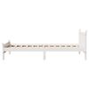 vidaXL Bedframe zonder matras massief grenenhout wit 90x190 cm