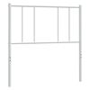vidaXL Vervangend hoofdbord 107 cm metaal wit