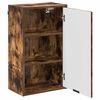 vidaXL Badkamer Kast Wandgemonteerd Gerookt eiken 39 x 23,5 x 65 cm