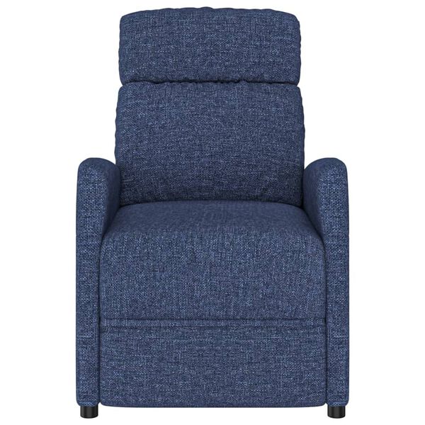 vidaXL Fauteuil verstelbaar stof blauw
