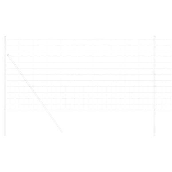 vidaXL Euro Hek 1 x 10 m PVC-gecoat ijzer