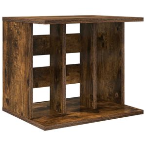 vidaXL Vinyl Platenspeler Opslag Gerookt eiken 42 x 33 x 36 cm