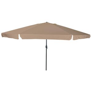 vidaXL Tuinparasol Taupe en Zwart 395 x 395 x 245 cm