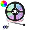 vidaXL LED-strip 12 st Zwart en transparant Koper en kunststof
