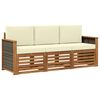 vidaXL Sofa-Sets 3 st Massief Acaciahout