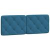 vidaXL Bed met matras fluweel blauw 140x190 cm