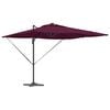 vidaXL Parasol Bordeaux Rood 286 x 284 x 270 cm Aluminium en Polyester