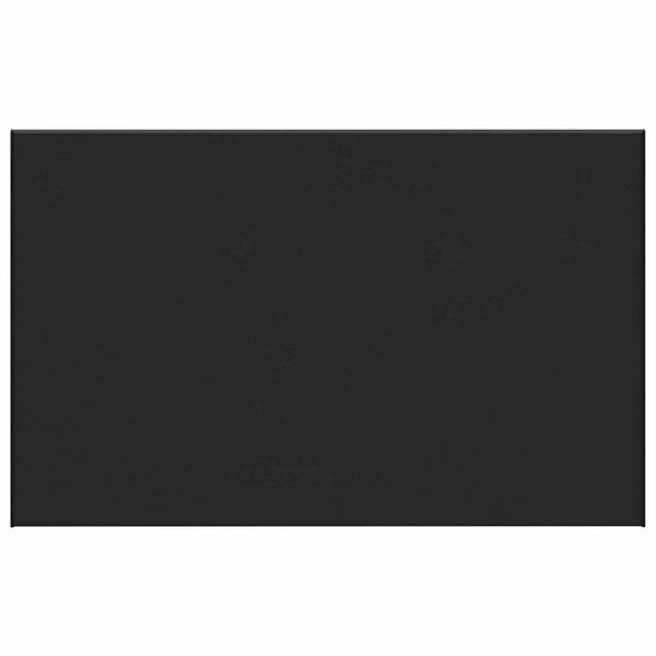 vidaXL Raamsokkel Zwart met Houten Structuur 80 x 50 x 4,5 cm PVC