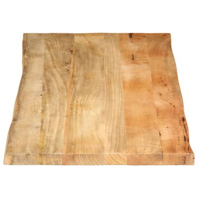 vidaXL Tafelblad met natuurlijke rand 140x60x3,8 cm massief mangohout