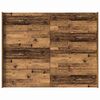 vidaXL Opbergbedframe met lade Oud Hout 140 x 190 cm Bewerkt hout