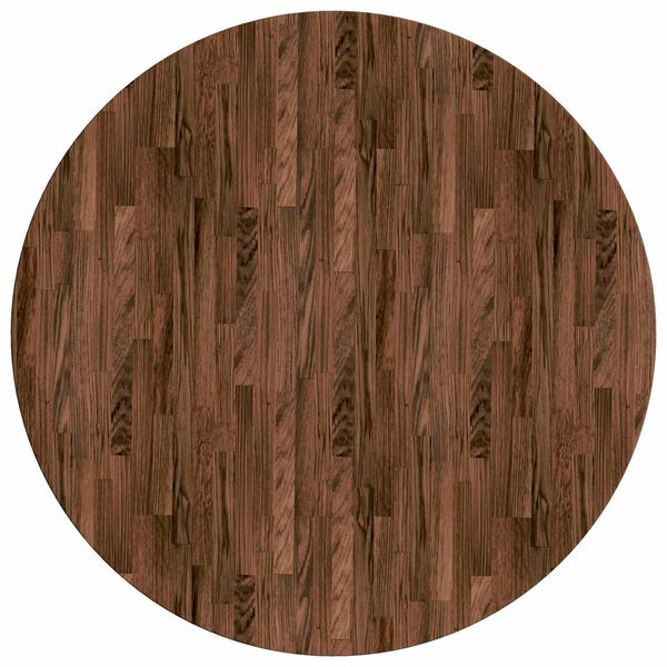 vidaXL Tafelblad Licht Bruin &Oslash; 70 x 2,5 cm Massief Eikenhout