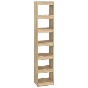 vidaXL Boekenkast/kamerscherm 40x30x198 cm sonoma eikenkleurig
