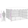 vidaXL Hondenkennel voor buiten met dak 300x300x210 cm