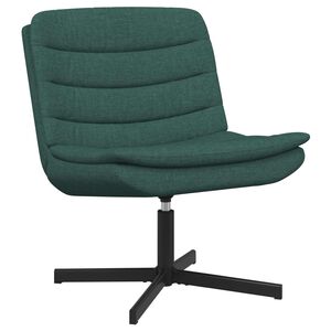 vidaXL Draaistoel Donkergroen 63 x 75 x 76 cm Stof