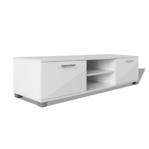 vidaXL Tv-meubel 120x40,5x35 cm hoogglans wit