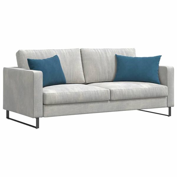 vidaXL Sofa Kussens 2 stuks Blauw 60 x 40 cm Cordstof