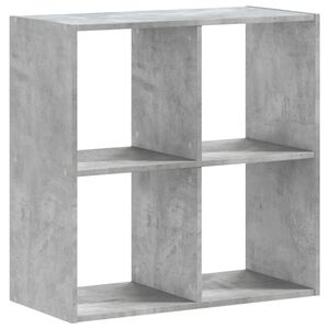 vidaXL Boekenkast 68,5x32x68,5 cm bewerkt hout betongrijs