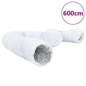 vidaXL Ventilatieslang &Oslash;10 cm 6 m aluminium en PVC