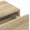 vidaXL Wandschap met lades 80x33x17 cm bewerkt hout sonoma eikenkleur