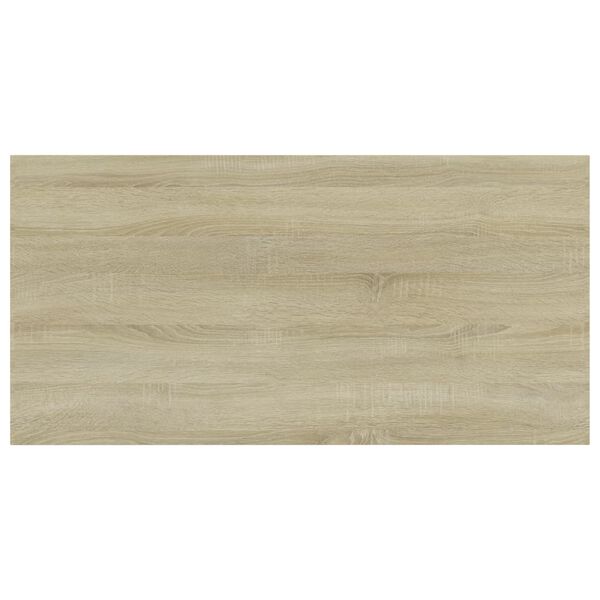 vidaXL Wandschappen 4 st 100x50x1,5 cm spaanplaat sonoma eikenkleurig
