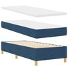 vidaXL Boxspringbed met matras met hoofdeinde Blauw 80 x 200 cm Stof