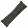 vidaXL Kussensloop HOUTEN Donkergrijs 40 x 145 cm Boucl&eacute;