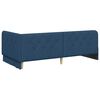 vidaXL Hoekbedframe met hoofdeinde Blauw 90 x 200 cm Stof