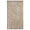 vidaXL Vliegengordijn 100x230 cm chenille donkerbruin en beige