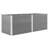 vidaXL Plantenbak verhoogd 250x100x91 cm HKC grijs