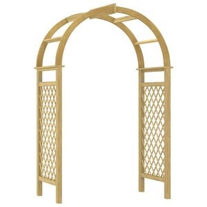 vidaXL Boog met latwerk 141x97x243 cm ge&iuml;mpregneerd massief grenenhout