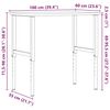 vidaXL Werkbank 100x(55-60)x(71,5-98) cm massief beukenhout