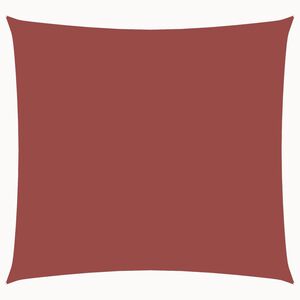 vidaXL Zonnescherm vierkant 6x6 m oxford stof terracottakleurig