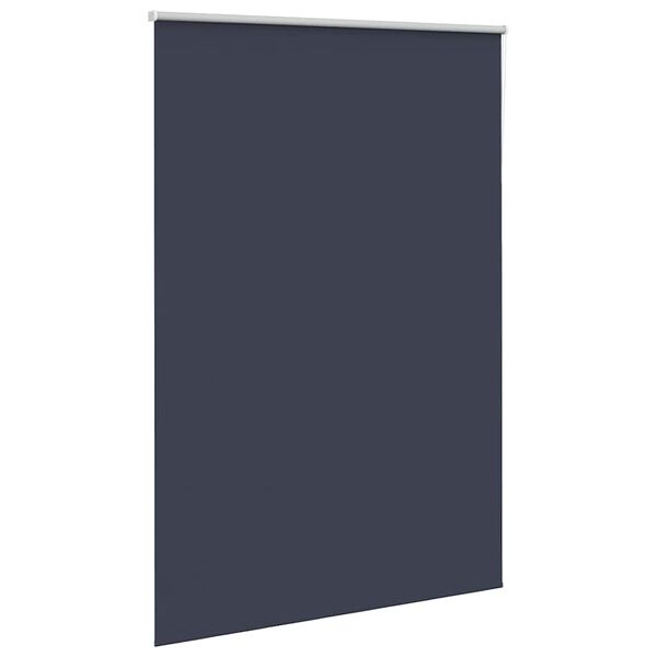 vidaXL Rolgordijn verduisterend 160x210 cm stofbreedte 156,6 cm blauw
