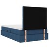 vidaXL Opslag bed met matras met matras Blauw 120 x 200 cm Polyester